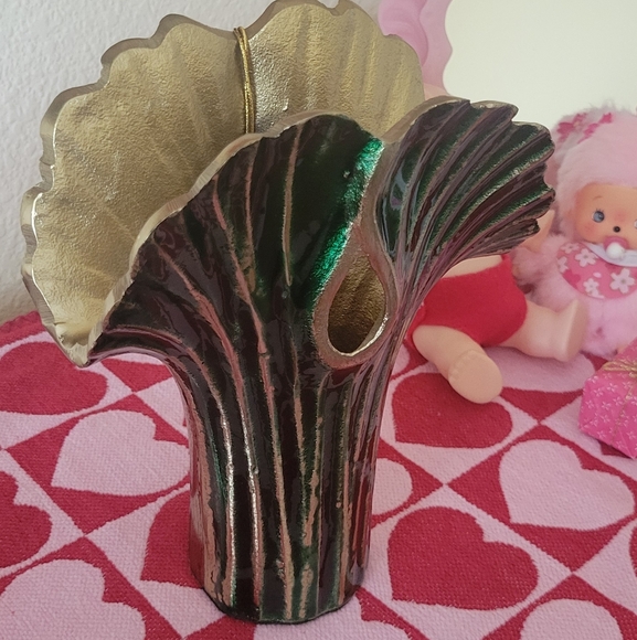 NWT Global Fusion World Traveler Ginkgo Vase - Picture 6 of 6